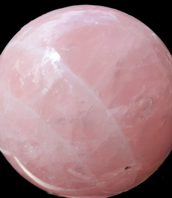 Rose Quartz sphere 2676g Rocks and Things