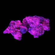Ruby Natural Corundum crystals 12-14g in UV light