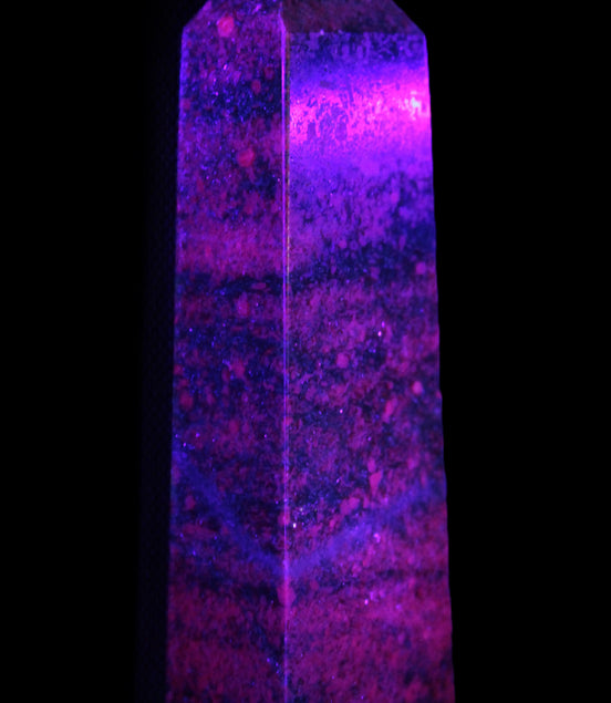 Ruby in Green Kyanite obelisk 245g Rocks and Things