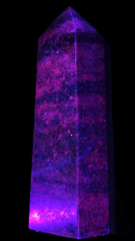 Ruby in Green Kyanite obelisk 245g Rocks and Things