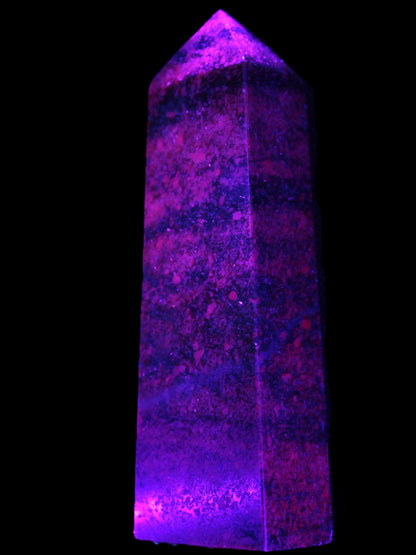 Ruby in Green Kyanite obelisk 245g Rocks and Things