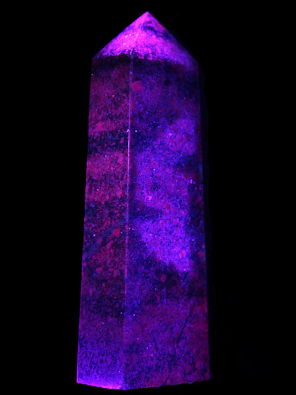 Ruby in Green Kyanite obelisk 245g Rocks and Things