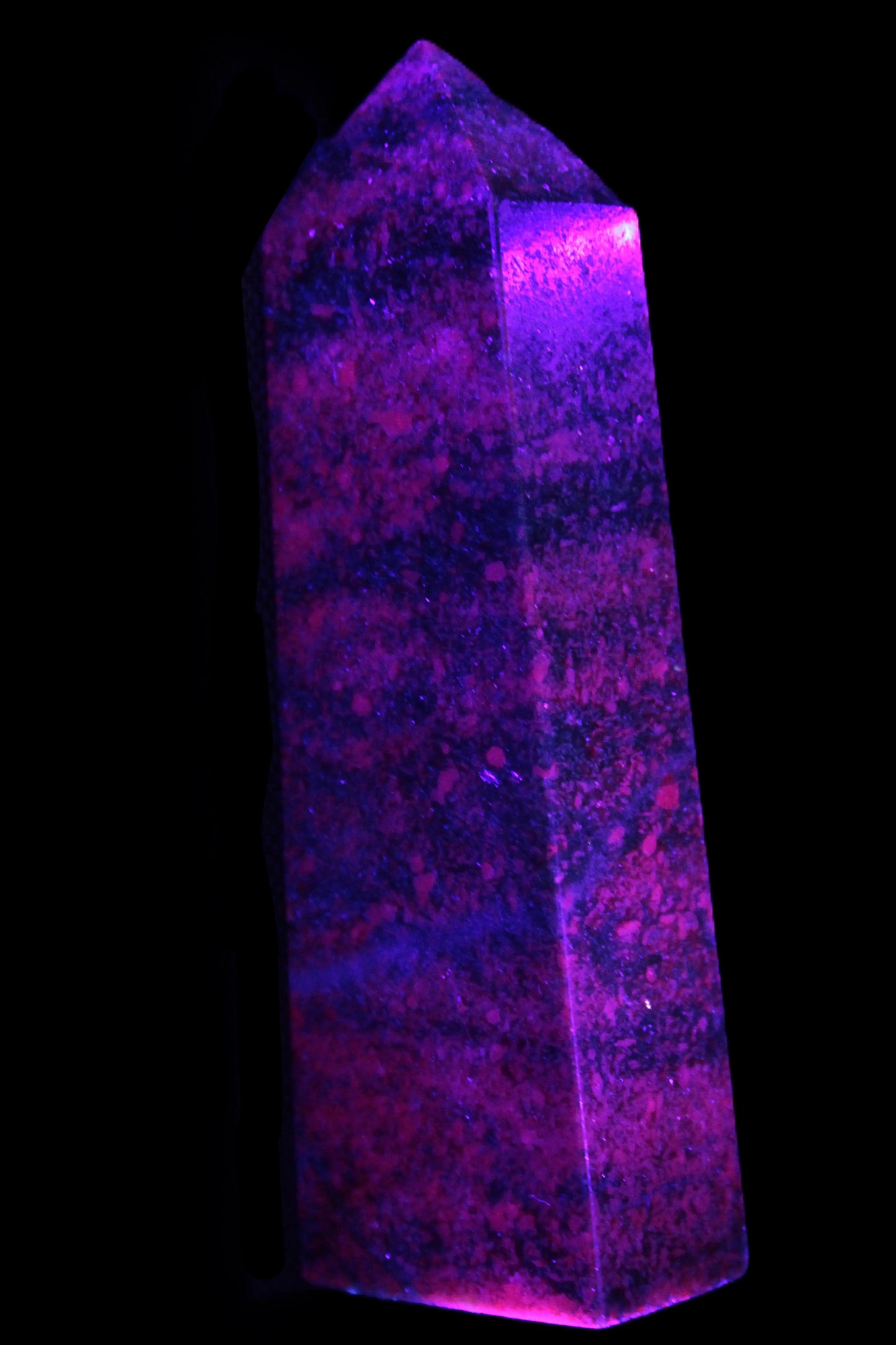 Ruby in Green Kyanite obelisk 245g Rocks and Things