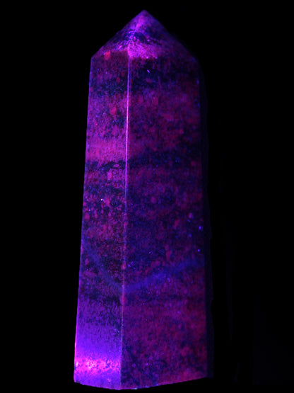 Ruby in Green Kyanite obelisk 245g Rocks and Things