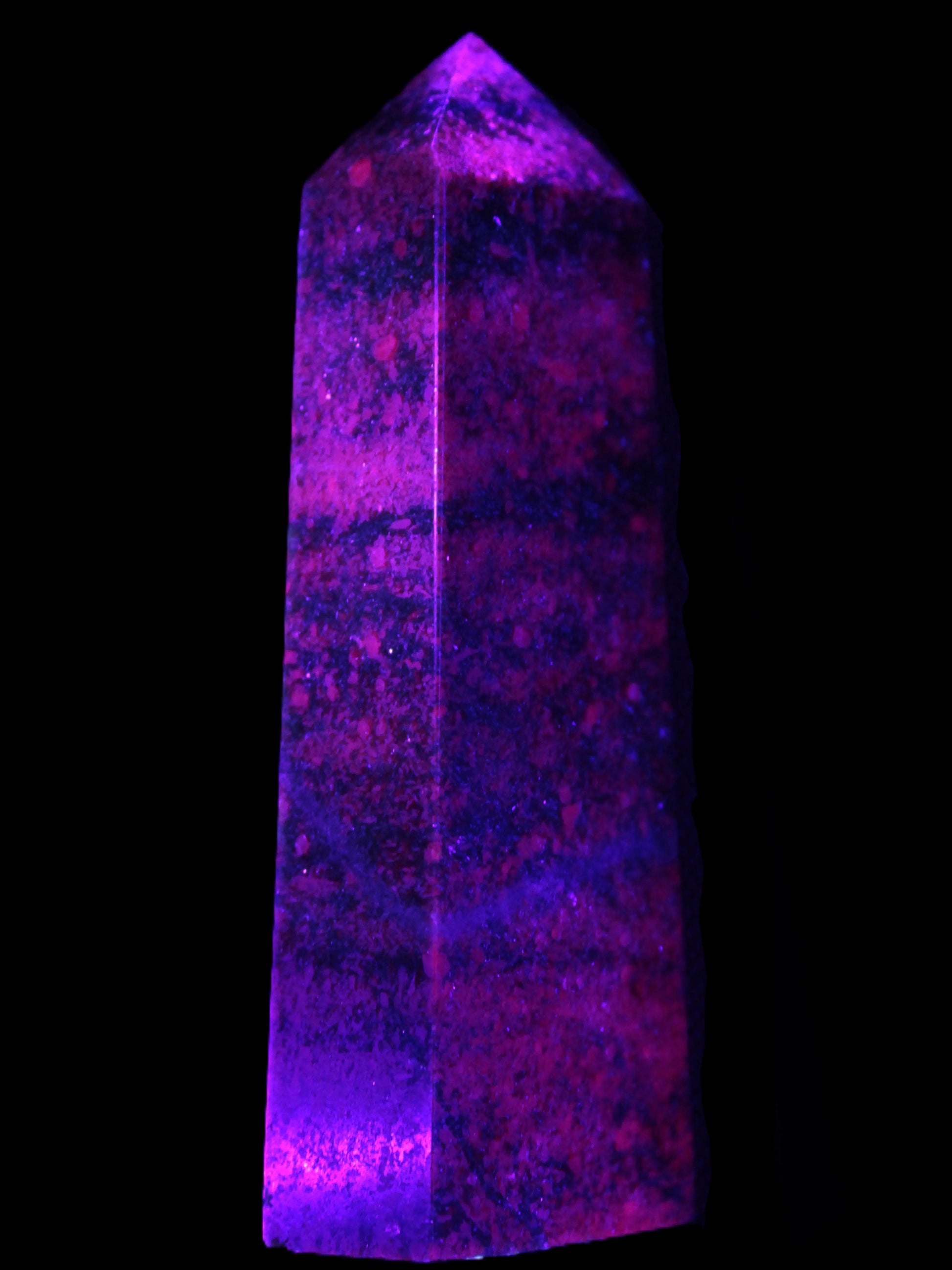 Ruby in Green Kyanite obelisk 245g Rocks and Things