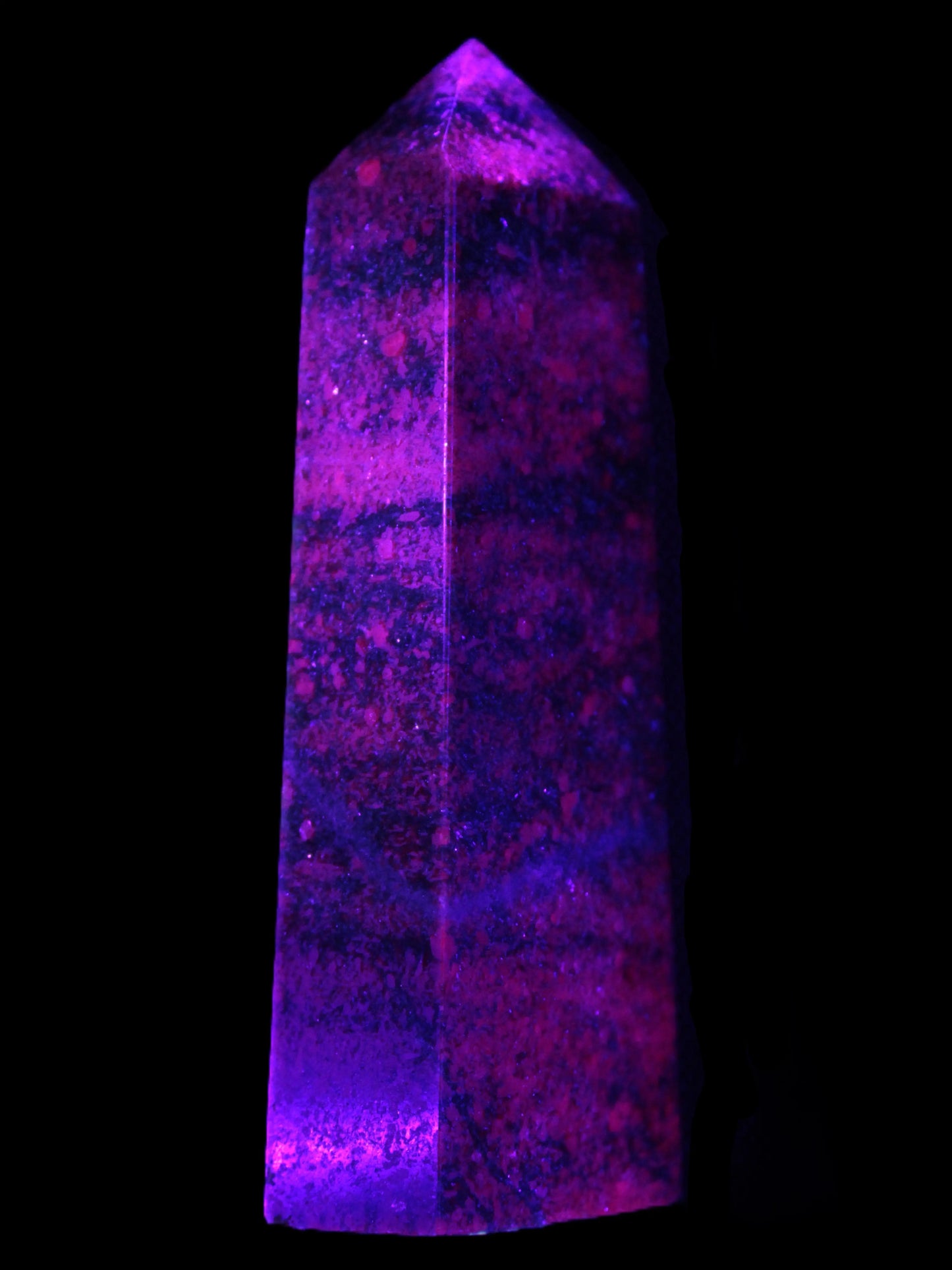 Ruby in Green Kyanite obelisk 245g Rocks and Things