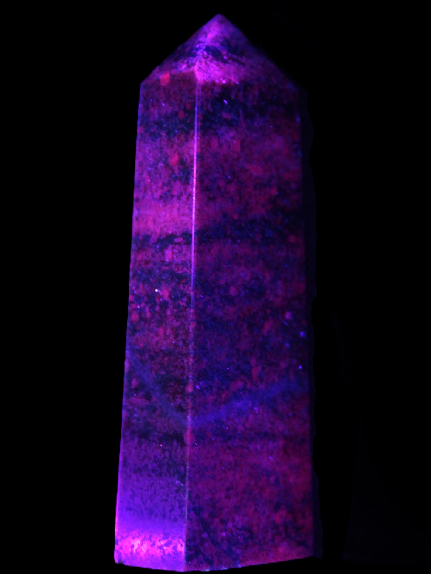 Ruby in Green Kyanite obelisk 245g Rocks and Things