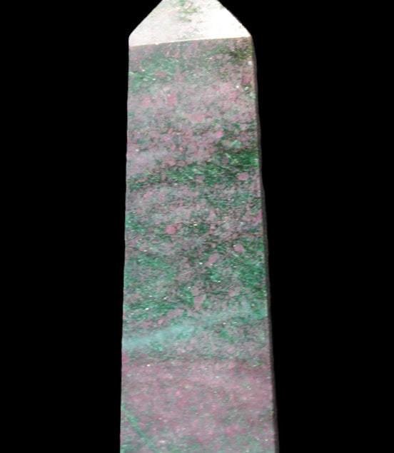 Ruby in Green Kyanite obelisk 245g Rocks and Things
