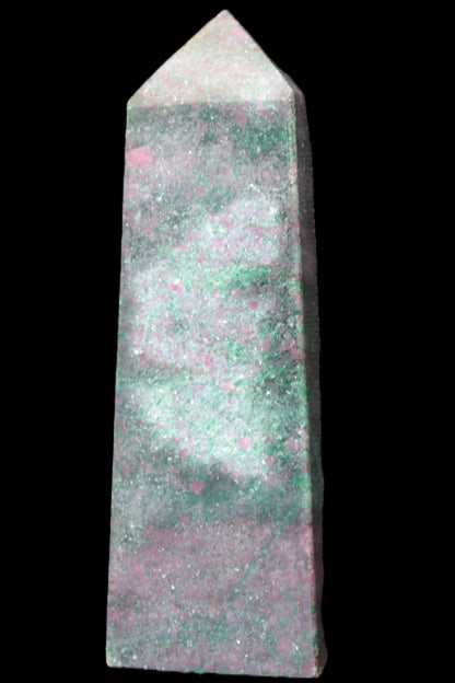 Ruby in Green Kyanite obelisk 245g Rocks and Things