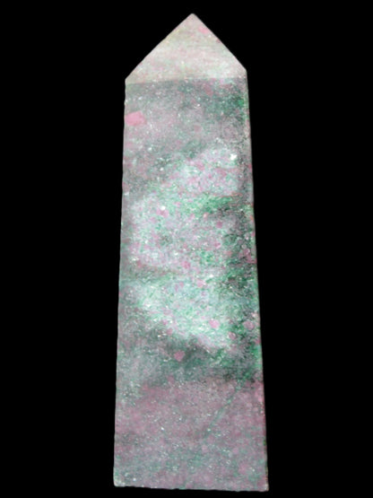 Ruby in Green Kyanite obelisk 245g Rocks and Things