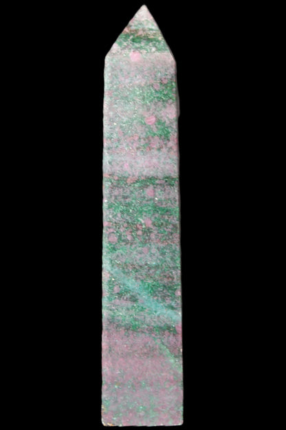 Ruby in Green Kyanite obelisk 245g Rocks and Things