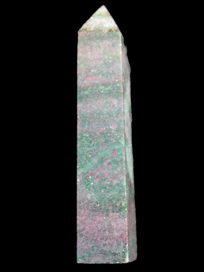 Ruby in Green Kyanite obelisk 245g Rocks and Things