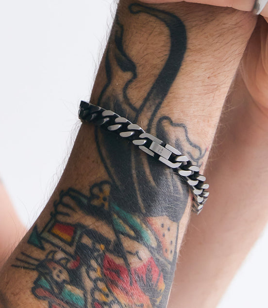 Bold Link Chain Bracelet - Matte