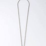 Onyx Hex Necklace • Stainless Steel