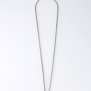 Onyx Hex Necklace • Stainless Steel 