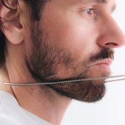 Hex Necklace • Stainless Steel