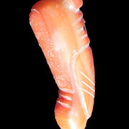 Sardonyx weird carved penis pendant 102g Rocks and Things