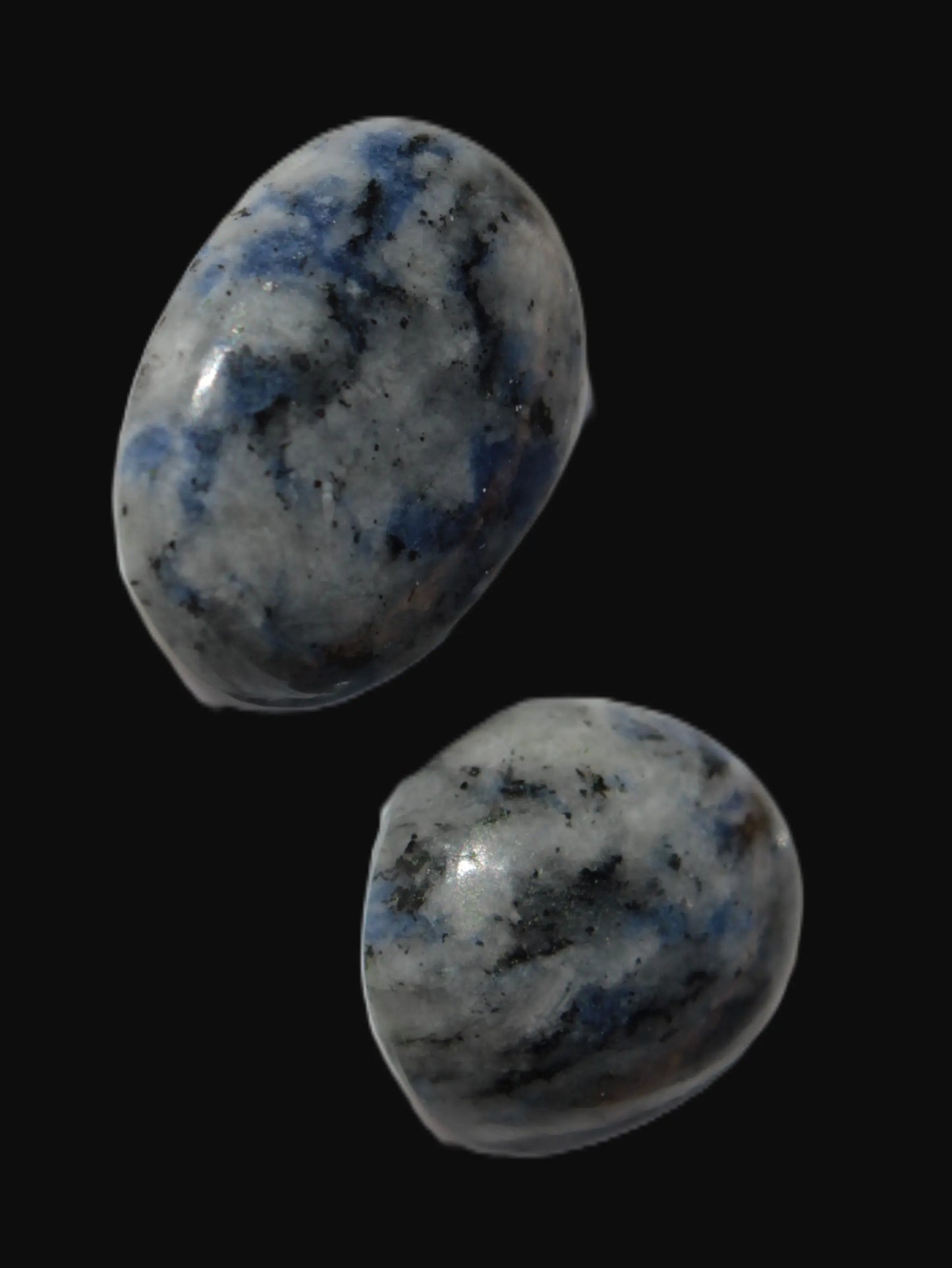 Sodalite 2 polished cabachons 13*1mm & 13*18mm (1.8g each) 3.7g Rocks and Things