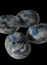 Sodalite 4 polished cabachons 6*12mm - 12*14mm (1-1.9g each) 5.7g in sunshine - Rocks and Things Store