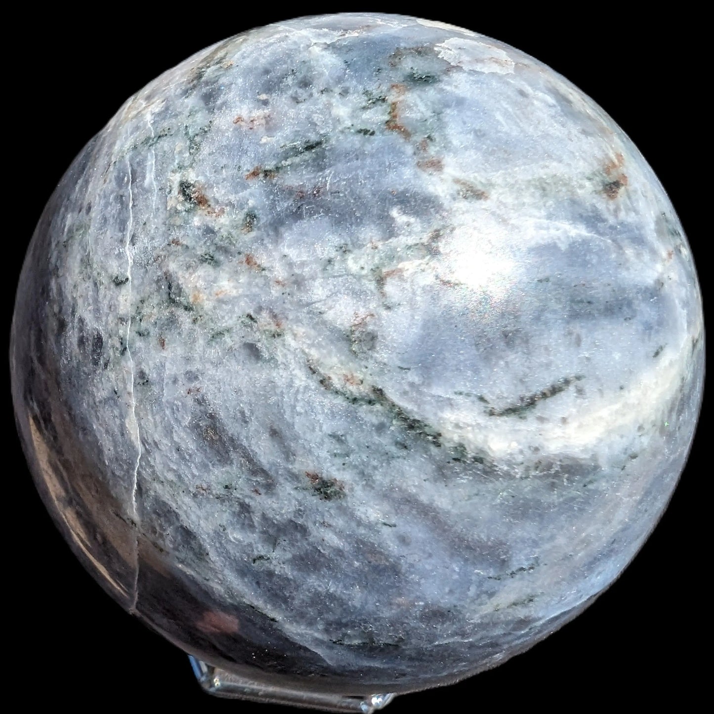 Sodalite sphere 473g Rocks and Things