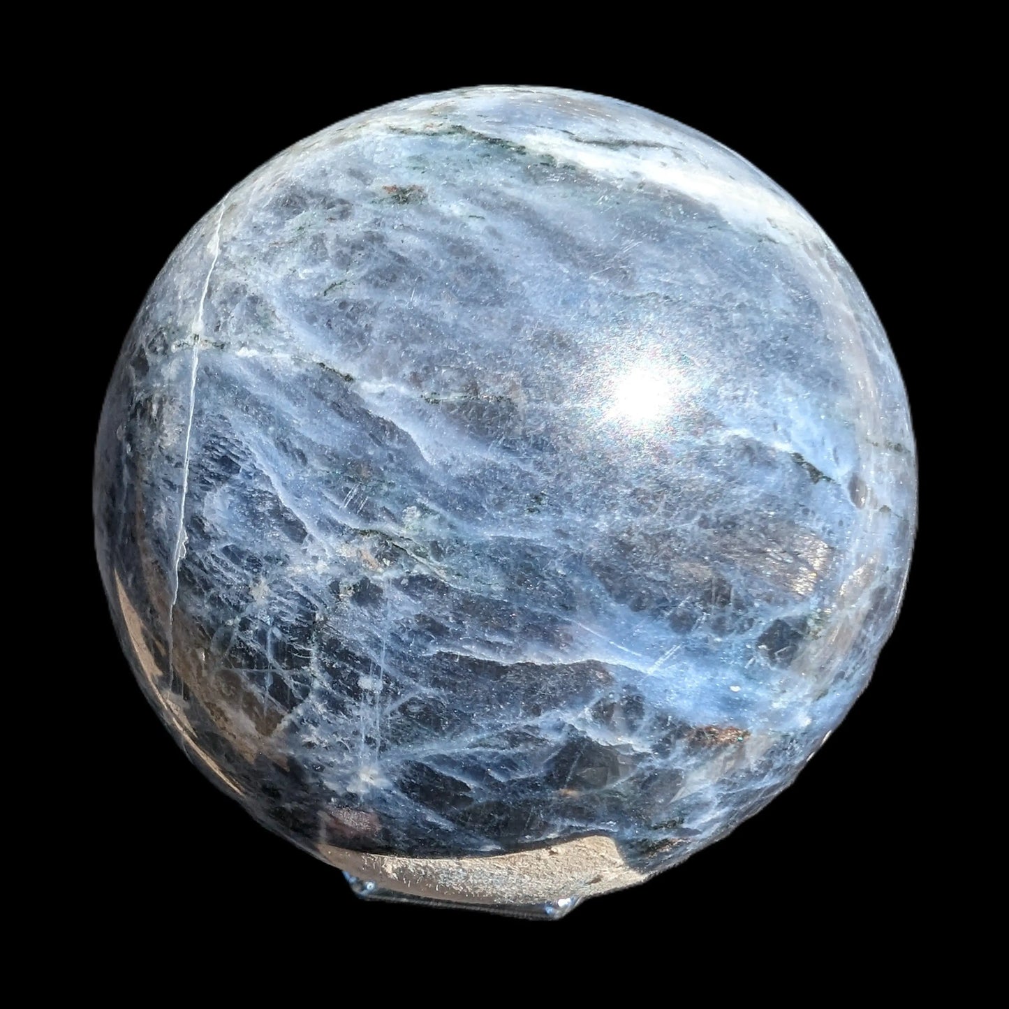 Sodalite sphere 473g Rocks and Things