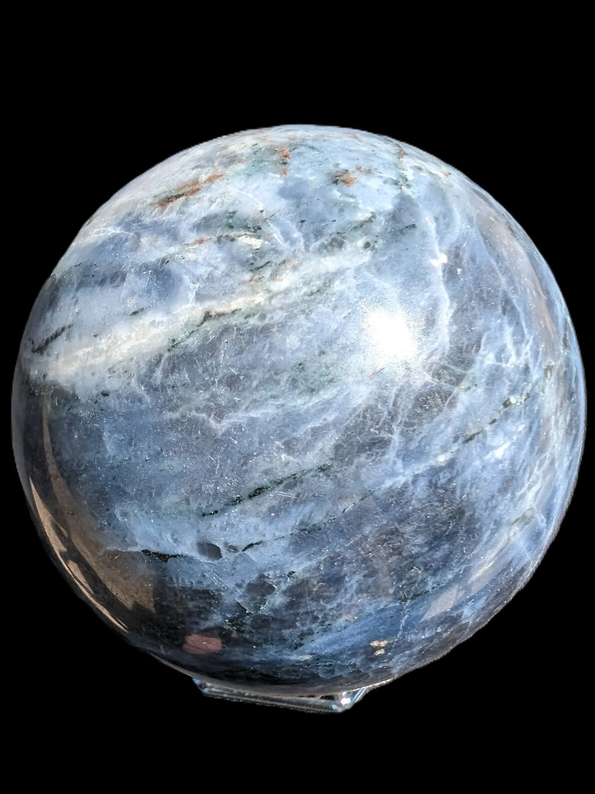 Sodalite sphere 473g Rocks and Things