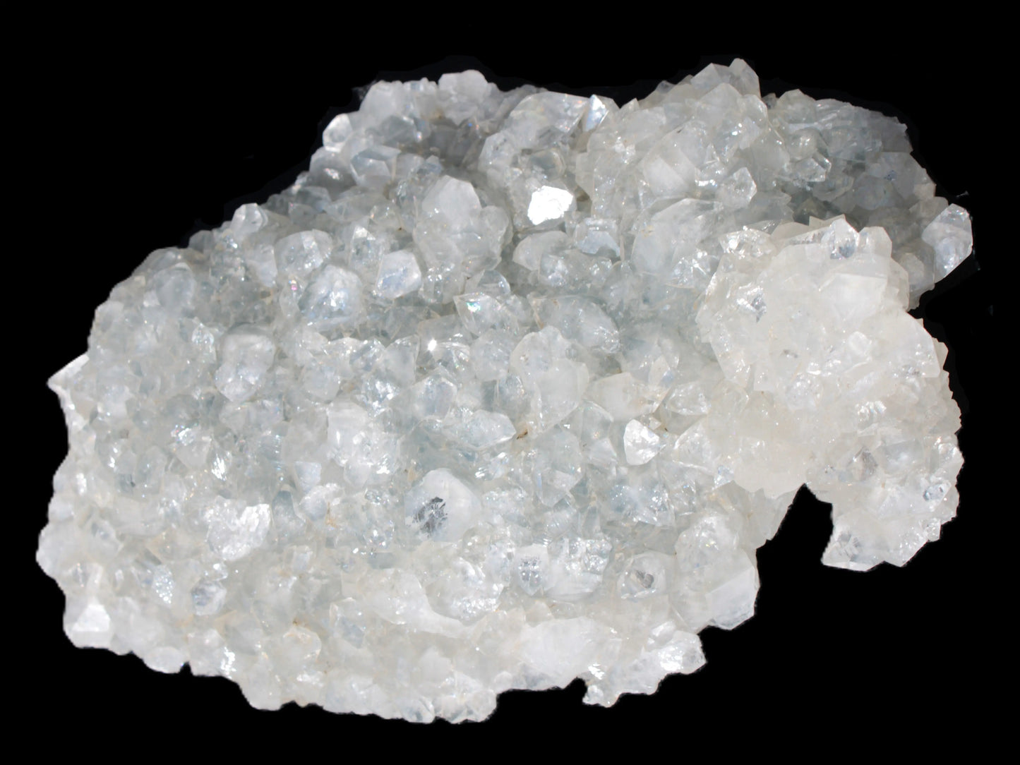 Sparkling Apophyllite cluster 1200g in sunshine, Rocks and Things Store