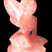 Strawberry Arusha Quartz hand-carved flower faerie 66g Rocks and Things Store