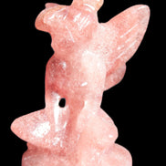 Strawberry Arusha Quartz hand-carved flower faerie 66g Rocks and Things Store