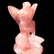 Strawberry Arusha Quartz hand-carved flower faerie 66g Rocks and Things Store
