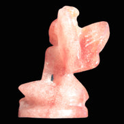 Strawberry Arusha Quartz hand-carved flower faerie 66g Rocks and Things Store