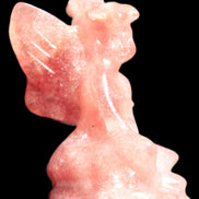 Strawberry Arusha Quartz hand-carved flower faerie 66g Rocks and Things Store