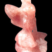Strawberry Arusha Quartz hand-carved flower faerie 66g Rocks and Things Store