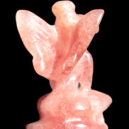 Strawberry Arusha Quartz hand-carved flower faerie 66g Rocks and Things Store