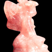 Strawberry Arusha Quartz hand-carved flower faerie 66g Rocks and Things Store