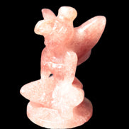 Strawberry Arusha Quartz hand-carved flower faerie 66g Rocks and Things Store