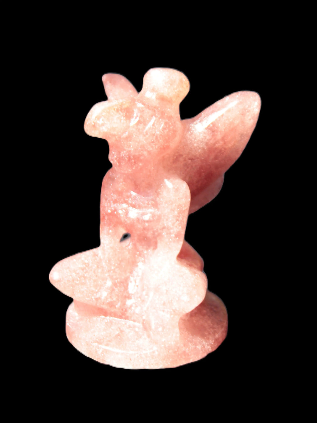 Strawberry Arusha Quartz hand-carved flower faerie 66g Rocks and Things Store