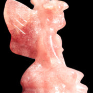 Strawberry Arusha Quartz hand-carved flower faerie 66g Rocks and Things Store