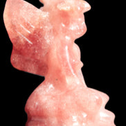 Strawberry Arusha Quartz hand-carved flower faerie 66g Rocks and Things Store