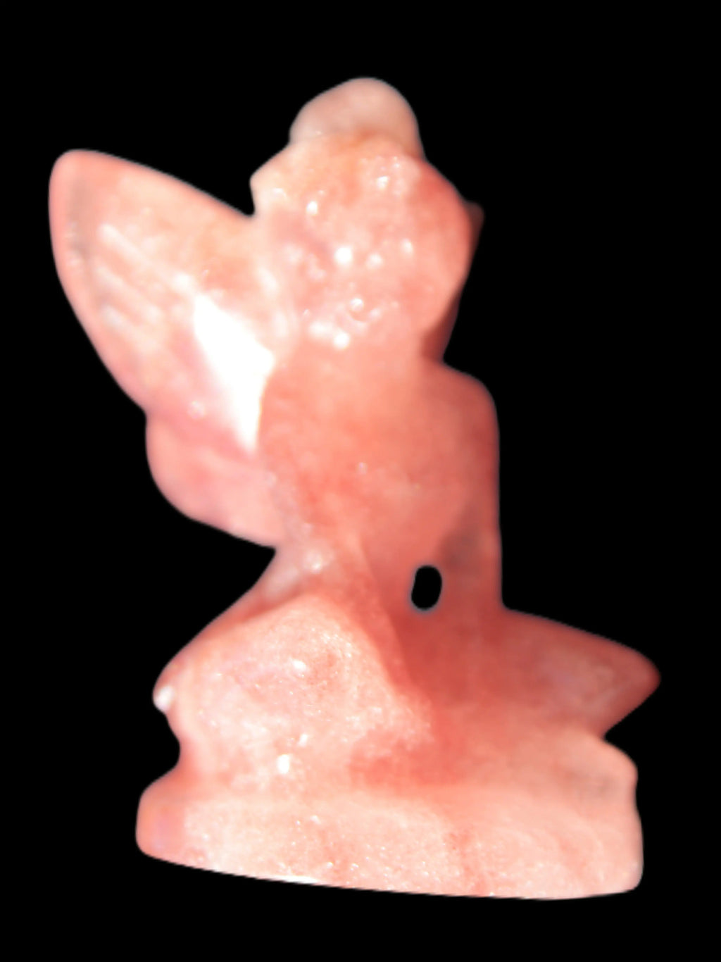 Strawberry Arusha Quartz hand-carved flower faerie 66g Rocks and Things Store