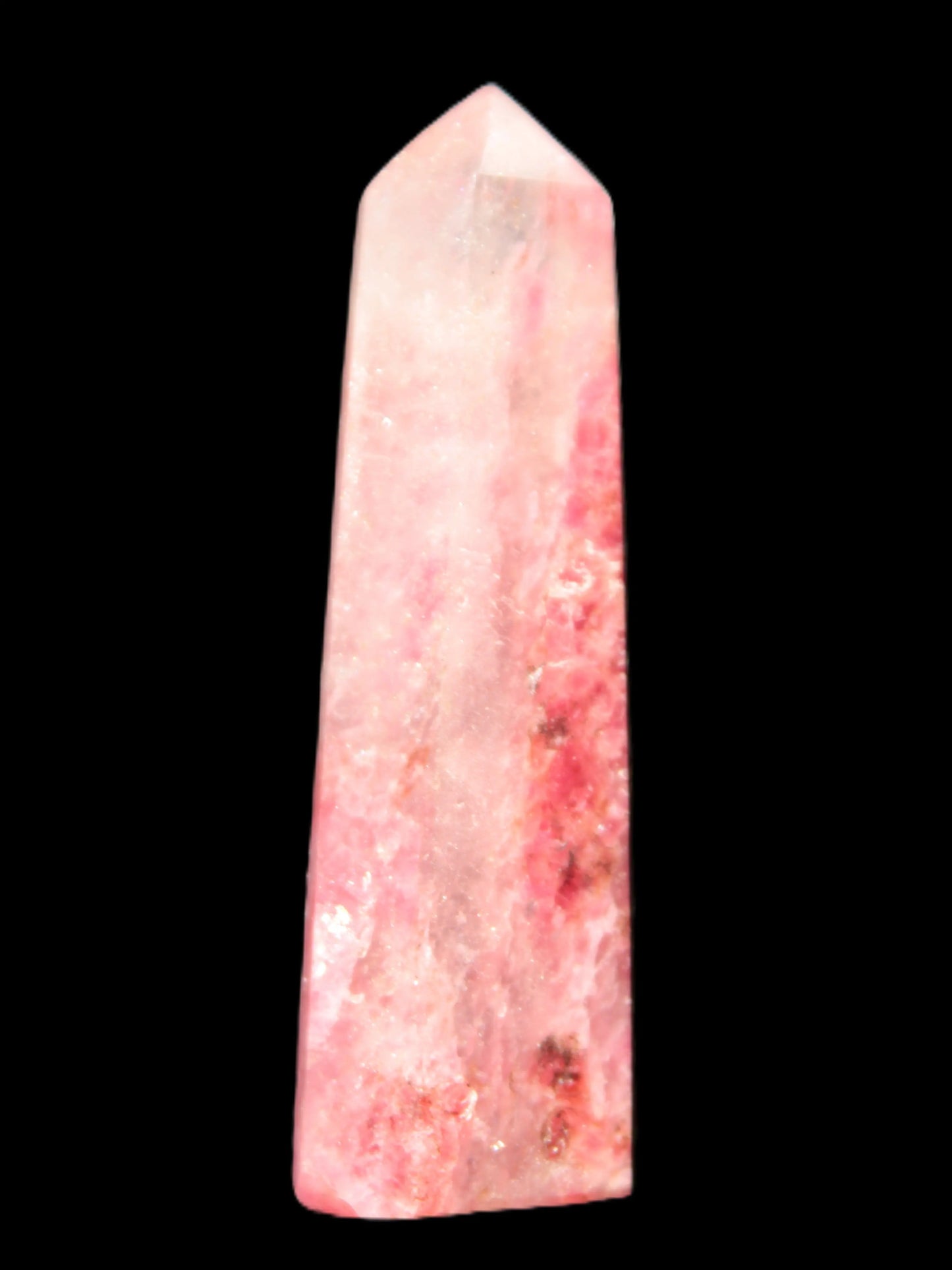 Striking Pink Rhodonite wand 12g Rocks and Things Store