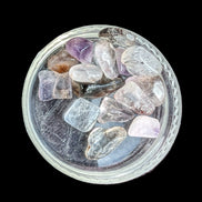 Super Seven Amethyst polished tiny crystals 7-8g Rocks and Things