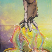 The Light Seer's Tarot: A 78-Card Deck and Guidebook in sunlight - Rocks and Things Store