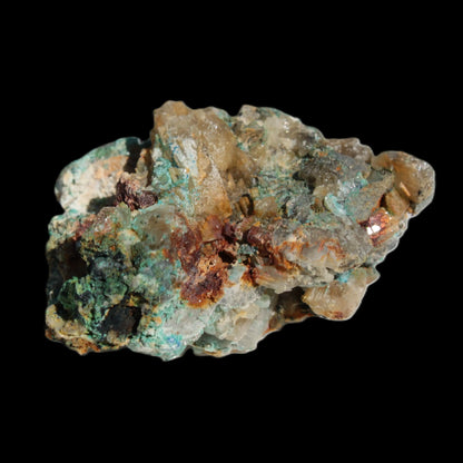 Terminated Cerussite crystal with Chrysocolla 58g Rocks and Things