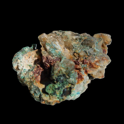 Terminated Cerussite crystal with Chrysocolla 58g Rocks and Things