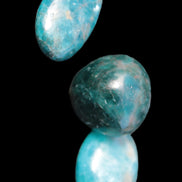 Three Blue Apatite polished stones 20-22g Rocks and Things