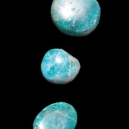 Three Blue Apatite polished stones 20-22g Rocks and Things