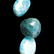 Three Blue Apatite polished stones 20-22g Rocks and Things