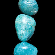 Three Blue Apatite polished stones 20-22g Rocks and Things