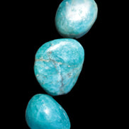 Three Blue Apatite polished stones 20-22g Rocks and Things